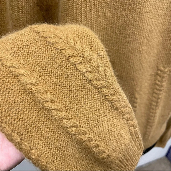 OBR Vintage Lambswool Angora Rabbit hair Crop Cardigan Sweater Made in Hong Kong - Picture 6 of 13